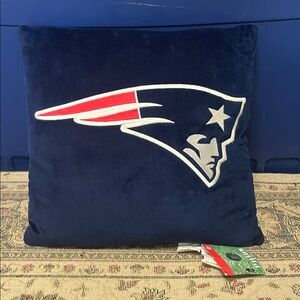 New England Patriots NFL pillow. New with tags